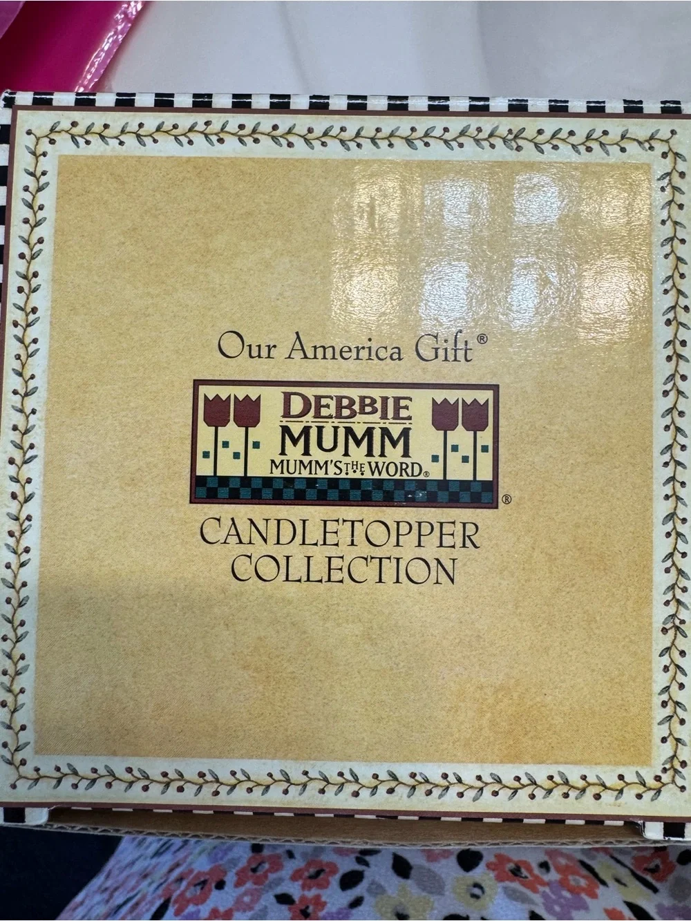 Candy Cane Sleigh Santa Candletopper